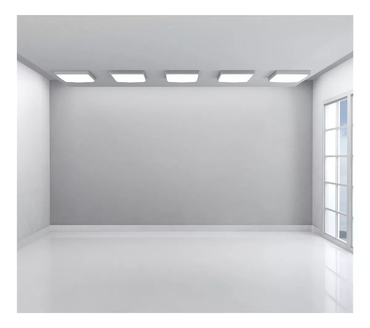 Painel Plafon Led 12w 6500k Sobrepor Branco Bivolt Ultraluz - Image 2