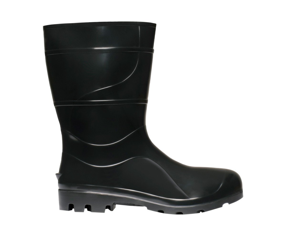 Bota de PVC Cano longo Preta 28 cm Genova - Ca 37154